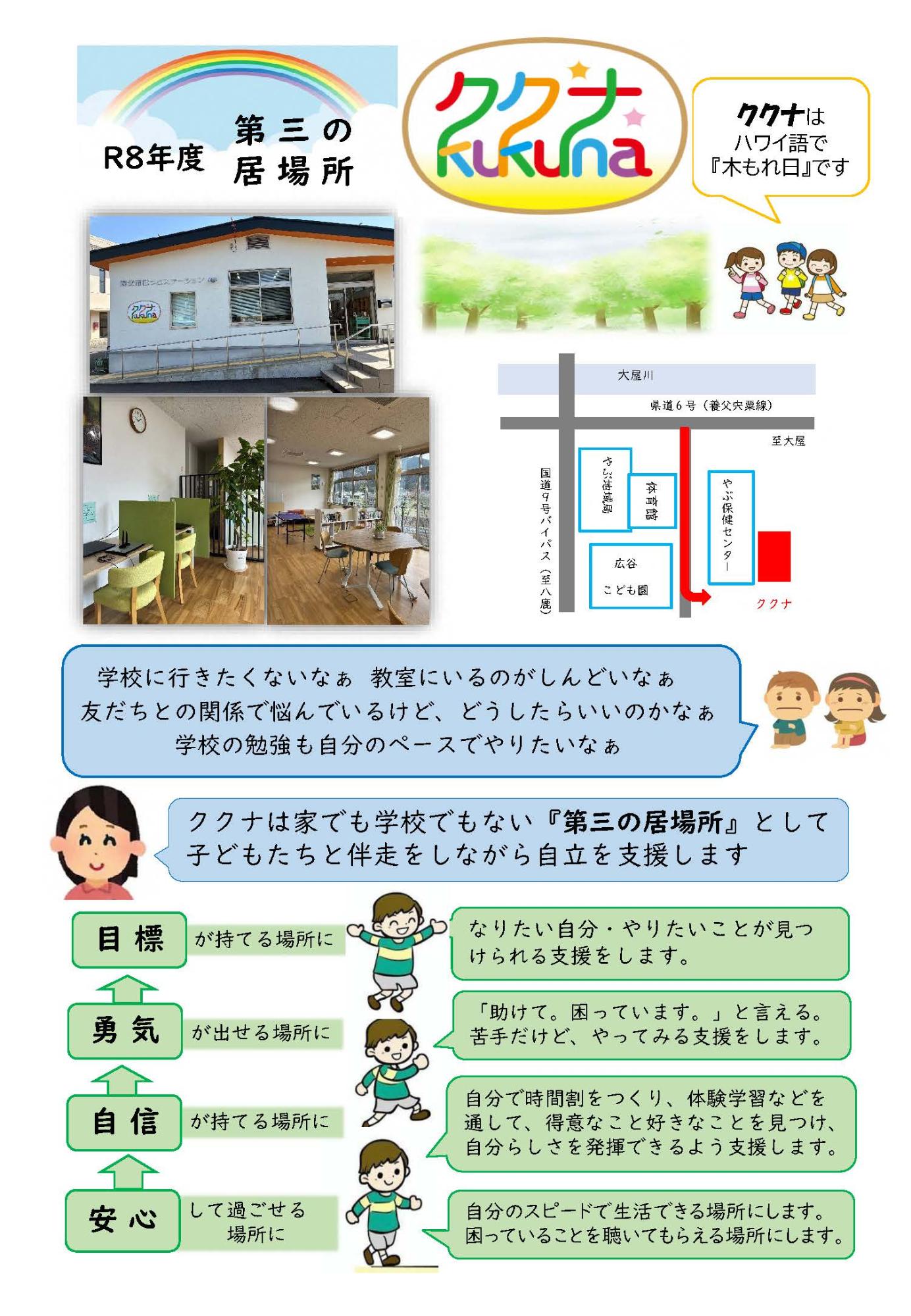 ほっとステーションkukunaチラシ1