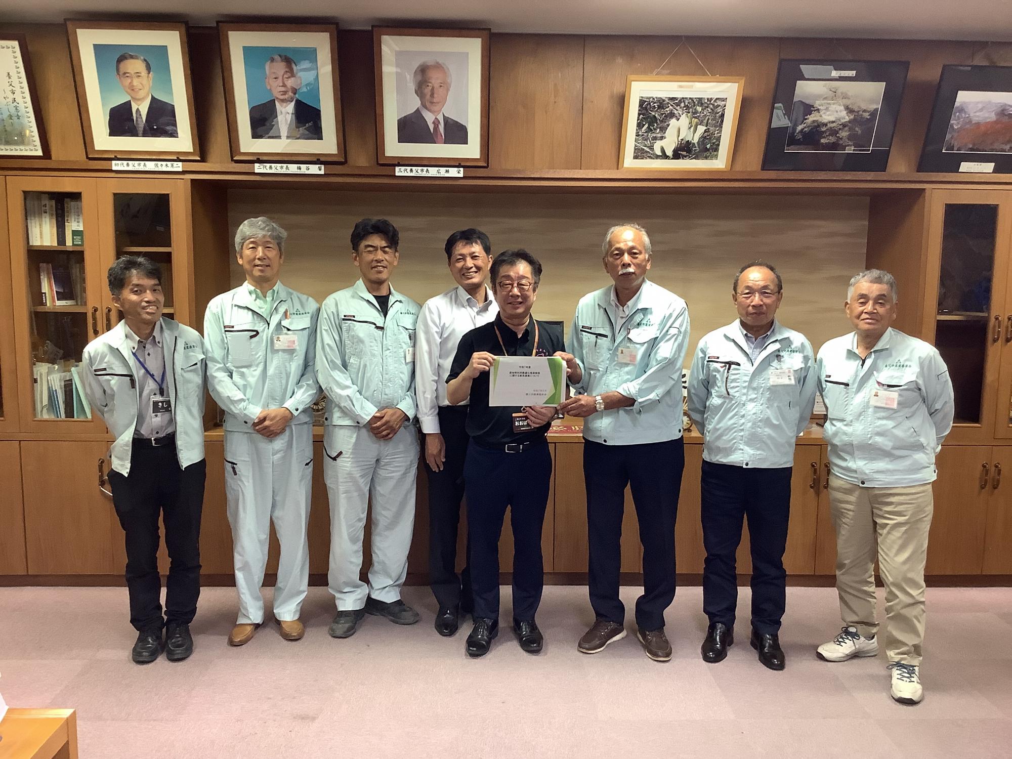 意見書提出時の集合写真