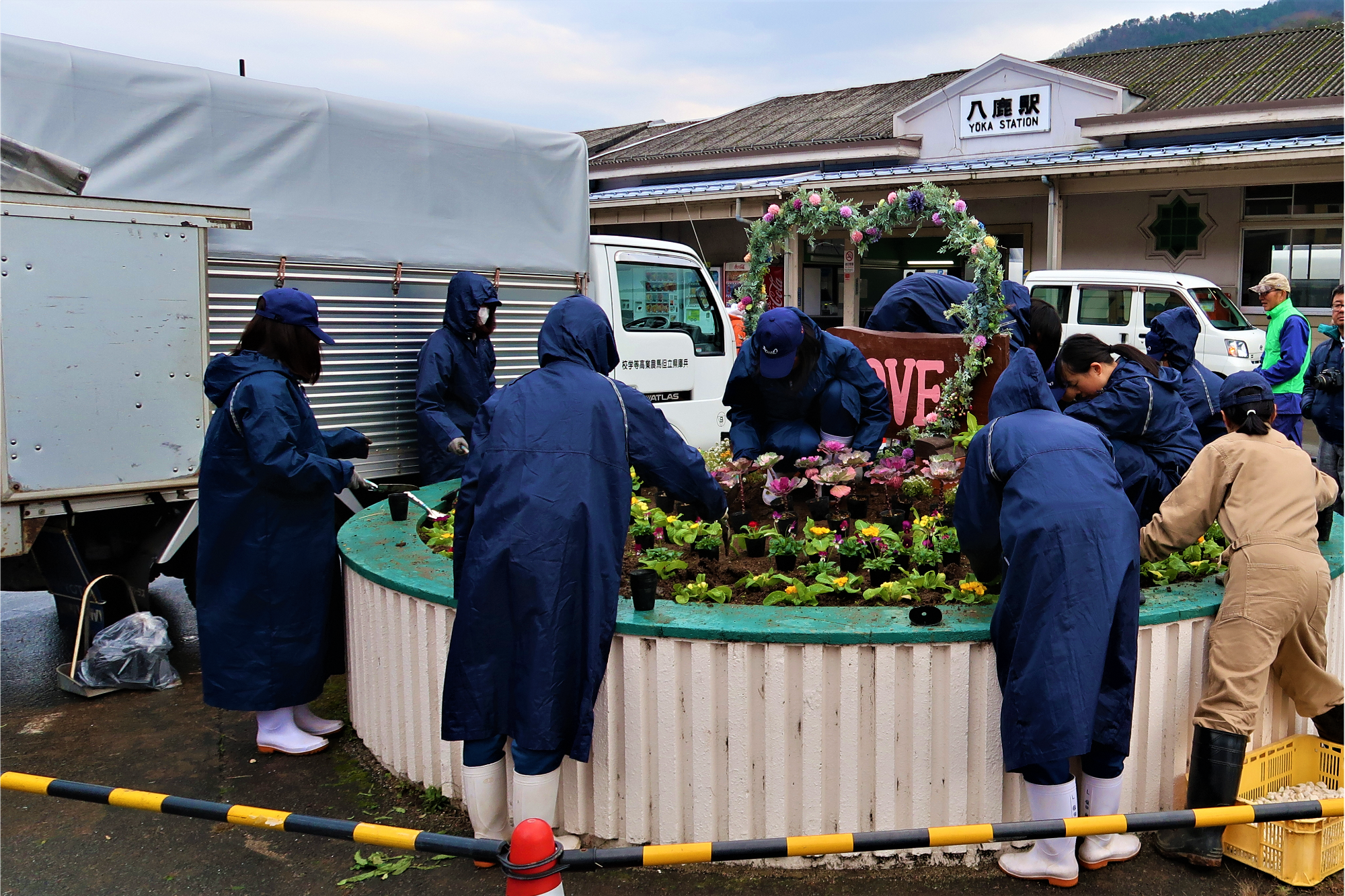 作業中の様子(令和元年12月)