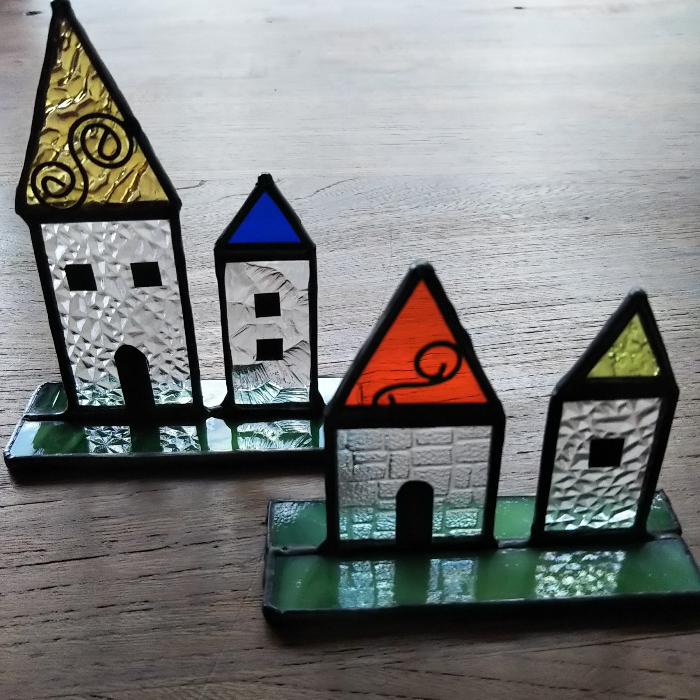 ひかりを楽しむステンドグラス講座 ちいさなおうち写真