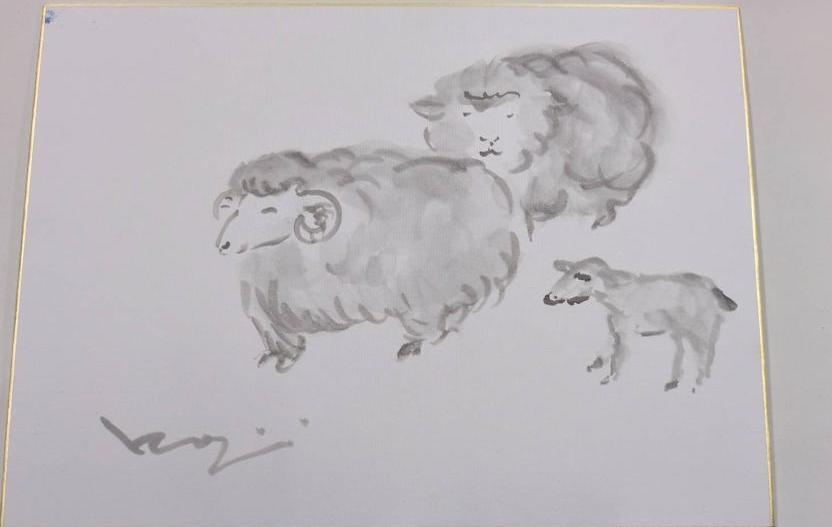 初めての墨絵教室　参考画像