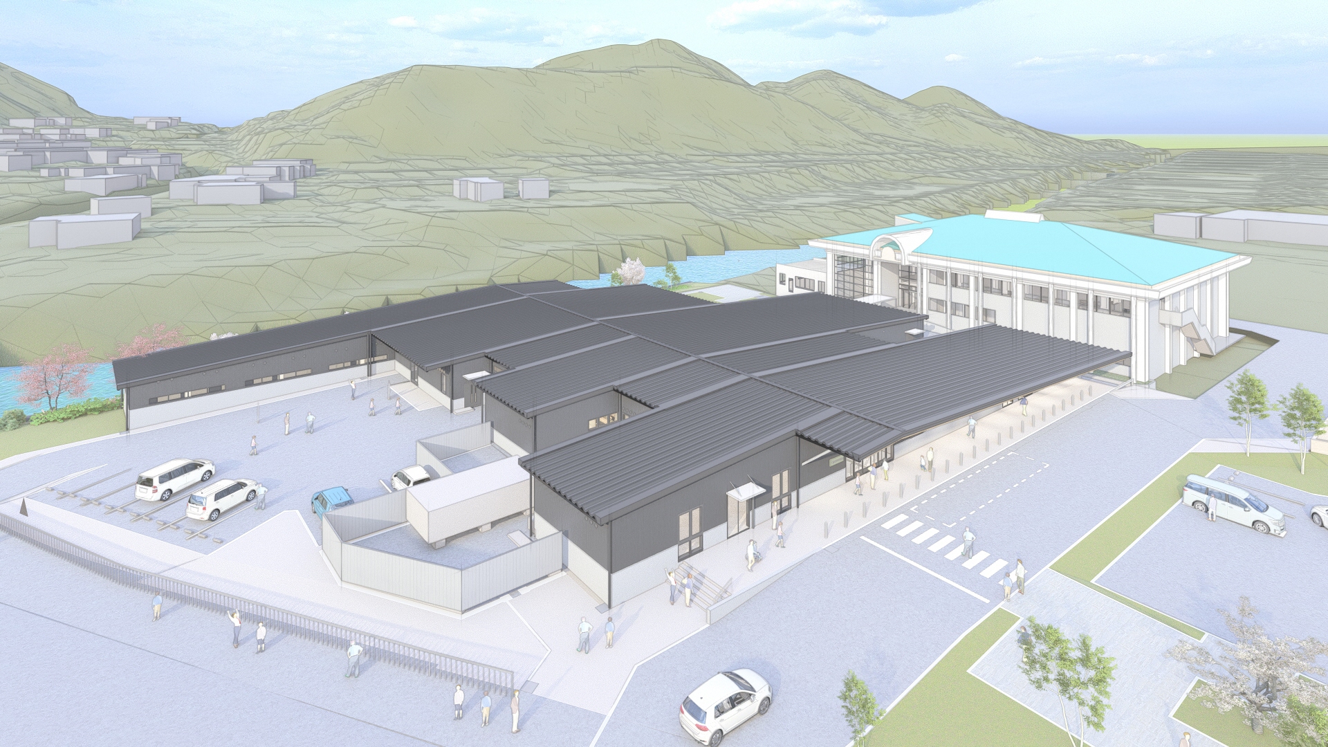 関宮小さな拠点俯瞰図1