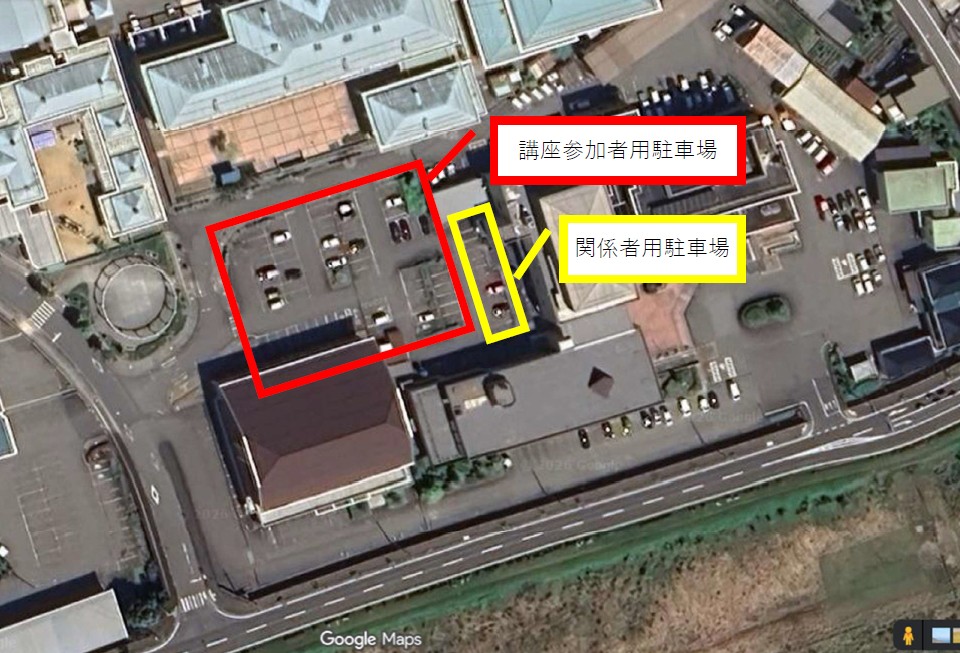 土づくり研修会駐車場