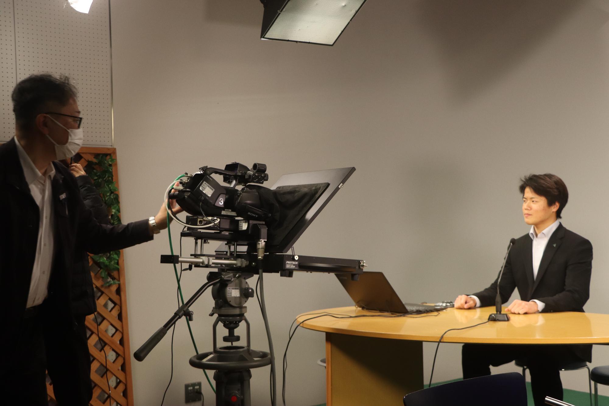 ケーブルTV収録の様子