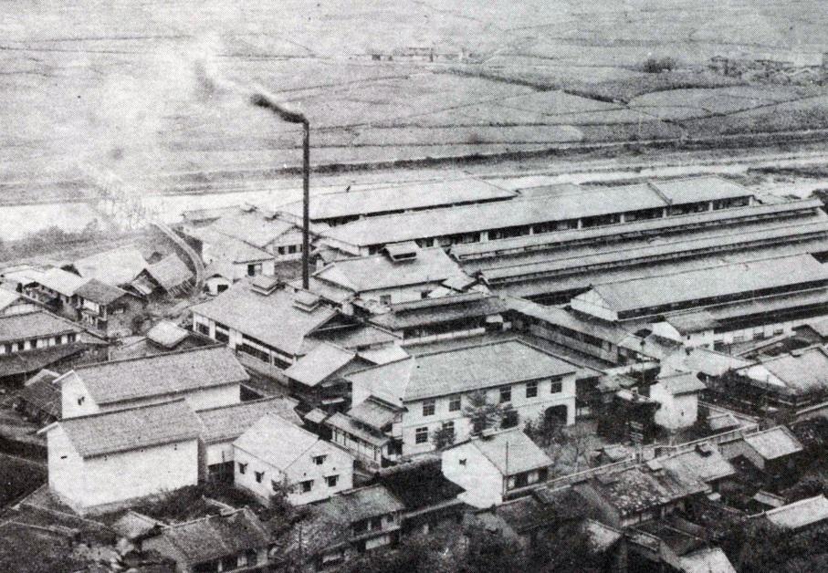 大正時代のグンゼ八鹿工場