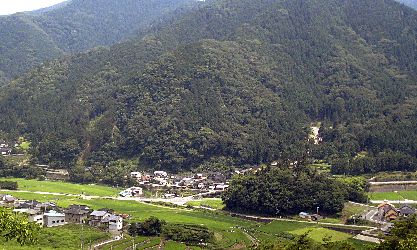 宮垣にある三方城と天満山城