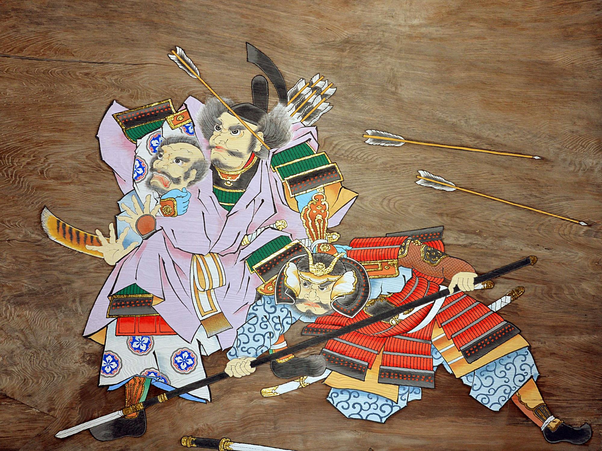 日本武尊が戦う姿