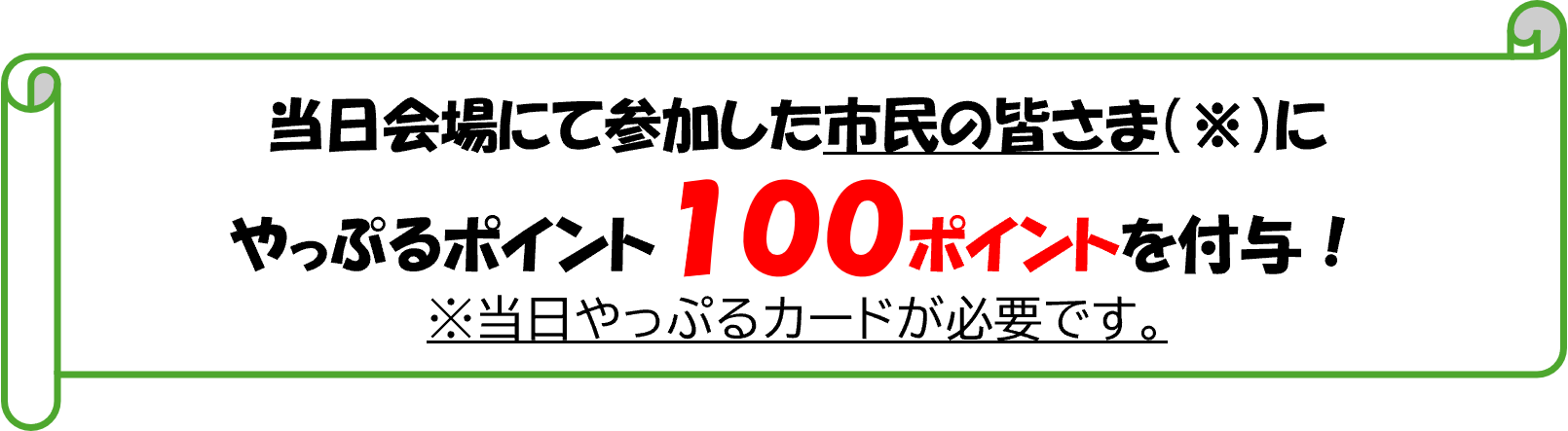 タウンミーティングポイント付与