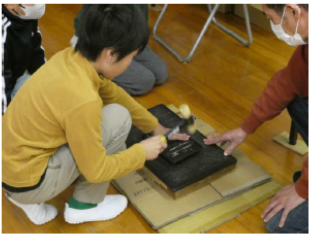 ワークショップの様子＿宿南小学校（2）