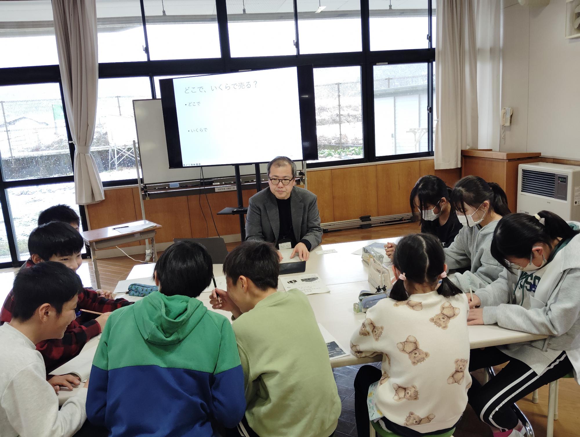 養父小学校でのワークショップの様子（2）