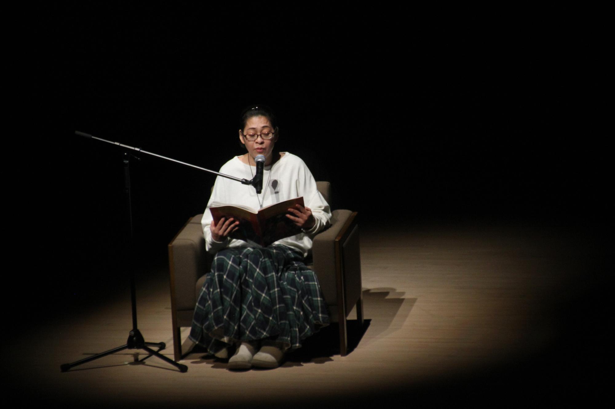 河合美智子さんによる朗読