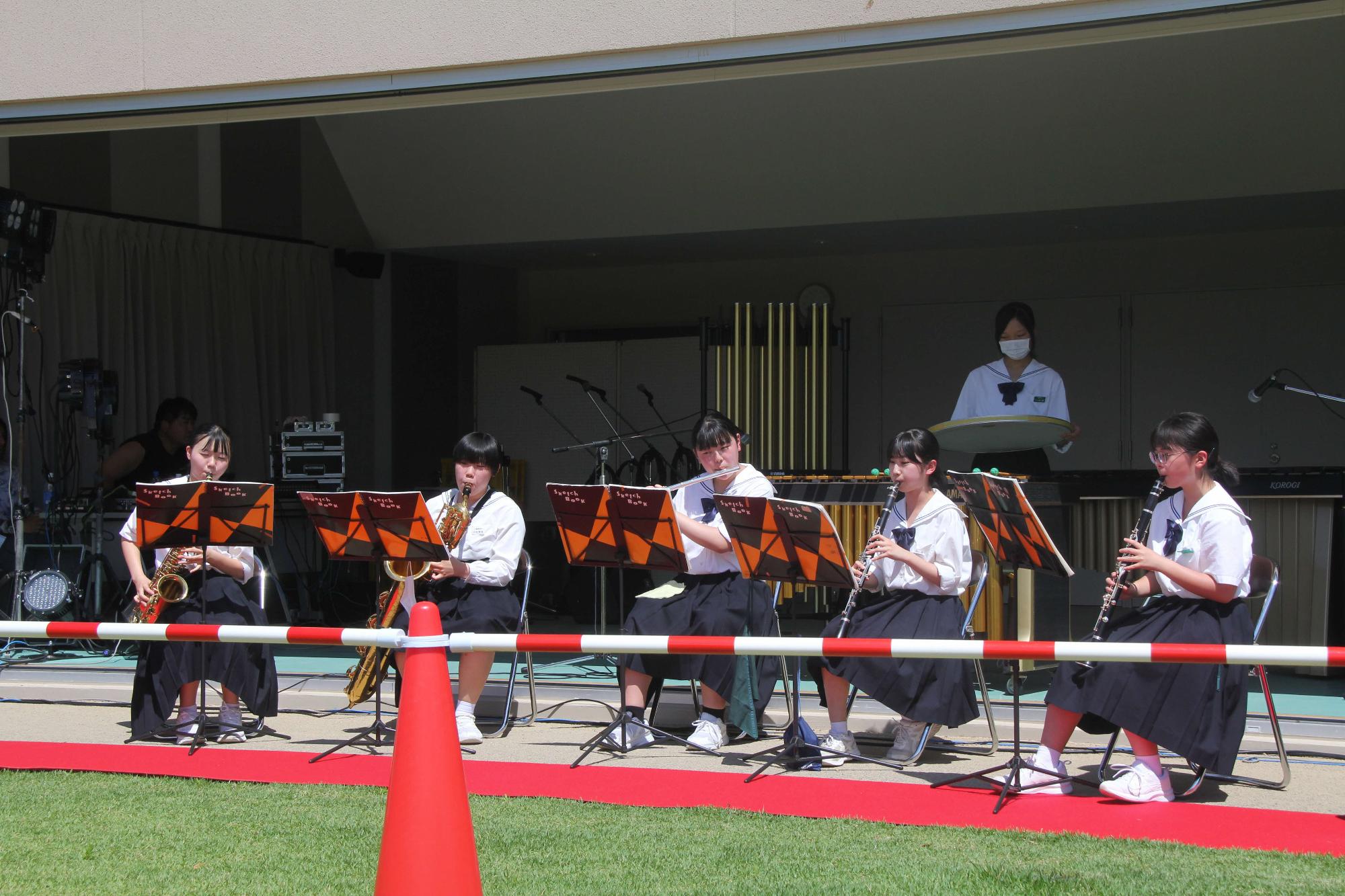 ピクニックコンサート（八鹿青渓中学校吹奏楽部）