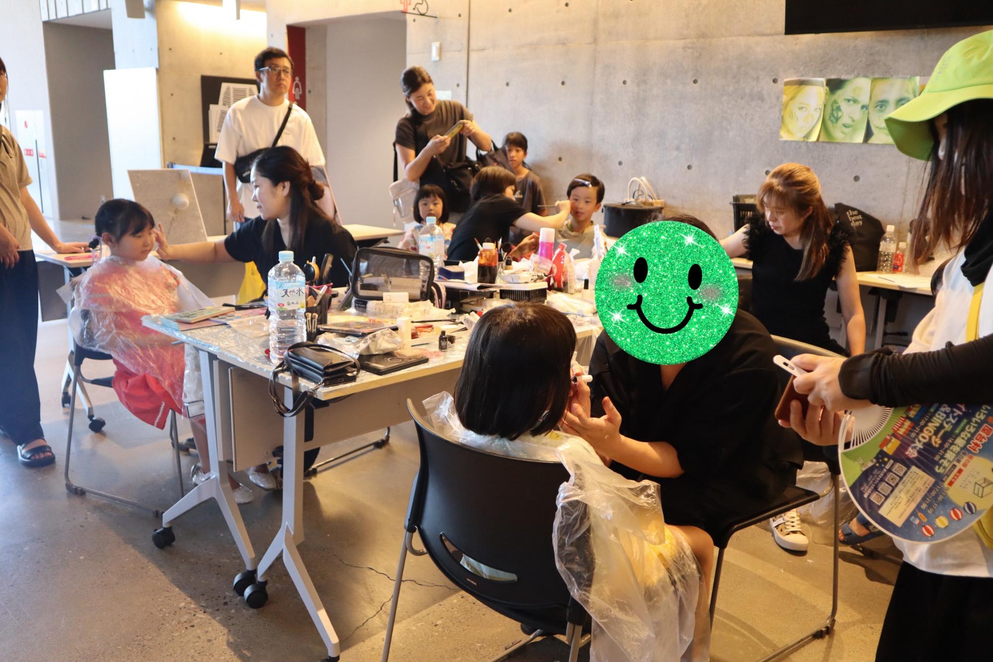 ゾンビメイク体験